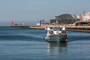 NAVIRE FLORELLE, PROMENADE EN MER, BOULOGNE SUR MER, (62) PAS-DE-CALAIS, FRANCE 