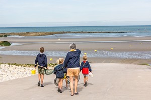 PLAGE, WIMEREUX, (62) PAS-DE-CALAIS, FRANCE 