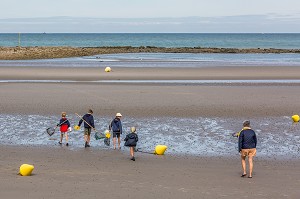 PLAGE, WIMEREUX, (62) PAS-DE-CALAIS, FRANCE 