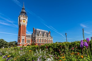 BEFFROI, HOTEL DE VILLE, CALAIS, (62) PAS-DE-CALAIS, FRANCE 