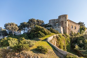 FORT DE BREGANCON, RESIDENCE DES PRESIDENTS DE LA REPUBLIQUE, BORMES LES MIMOSAS 