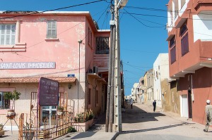 AGENCE IMMOBILIERE QUAI HENRI JAY, SAINT-LOUIS-DU-SENEGAL, SENEGAL, AFRIQUE DE L'OUEST 