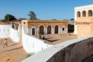 ANCIEN FORT DU GENERAL FAIDHERBE TRANSFORME EN MUSEE REGIONAL, PODOR, SENEGAL, AFRIQUE DE L'OUEST 