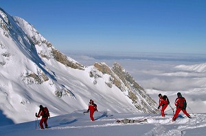 SECOURS EN MONTAGNE, GOURETTE, PYRENEES-ATLANTIQUES (64), FRANCE 