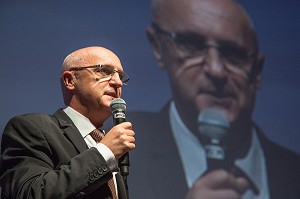 PRESIDENT ERIC FAURE, CONGRES NATIONAL DES SAPEURS-POMPIERS, FNSPF, AGEN (47), FRANCE 