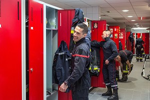 SAPEURS-POMPIERS, CHARTRES, FRANCE