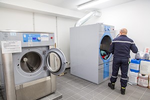 LAVERIE, CENTRE DE SECOURS PRINCIPAL DE CHARTRES (28), FRANCE 