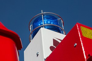 GYROPHARE D'UN CCF SUR LE CONGRES NATIONAL DES SAPEURS-POMPIERS DE FRANCE, TOURS, FRANCE