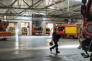 CENTRE DE SECOURS, SAPEURS-POMPIERS DE CORSE-DU-SUD, SDIS2A, AJACCIO, FRANCE 