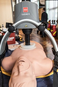 PLANCHE A MASSER PHYSIO CONTROL, CONGRES SECOURS SANTE 2017, JOURNEES SCIENTIFIQUES EUROPEENNES DU SERVICE DE SANTE, SAPEURS-POMPIERS DE FRANCE, VANNES (56), FRANCE 