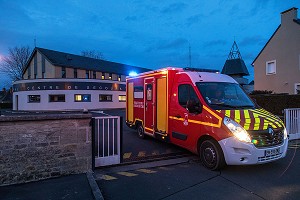 SAPEURS-POMPIERS, COMPAGNIE DE BAYEUX, FRANCE