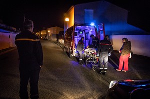 INTERVENTION A DOMICILE POUR DOULEURS ABDOMINALES, COMMUNE DE LA TOUR DU CRIEU, SAPEURS-POMPIERS DU CENTRE DE SECOURS DU VAL D'ARIEGE, PAMIERS (09), FRANCE