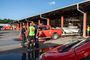 CENTRE DE SECOURS DE REMIRE-MONTJOLY, GUYANE FRANCAISE, DEPARTEMENT-REGION D'OUTRE-MER, AMERIQUE DU SUD, FRANCE