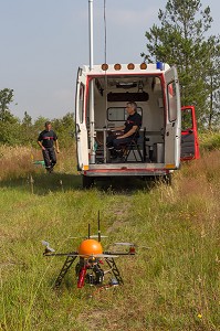 DRONE POUR LA SURVEILLANCE DES FEUX DE FORET 