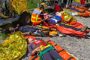 PRV, POINT DE RASSEMBLEMENT DES VICTIMES 