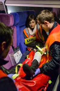 SIMULATION ACCIDENT FERROVIAIRE 