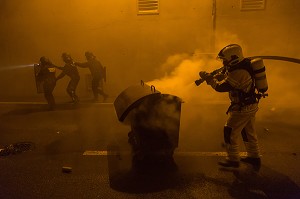 SAPEURS POMPIERS POLICE VIOLENCE URBAINE 