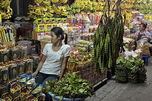 BOUTIQUE D'UN PETIT VILLAGE, REGION DE BAN SAPHAN, THAILANDE, ASIE 
