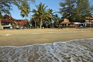 PLAGE DU CORAL HOTEL, BANG SAPHAN, PROVINCE DE PRACHUAP KHIRI KHAN, THAILANDE, ASIE 