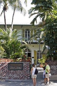 MAISON MUSEE D'ERNEST HEMINGWAY, KEY WEST, FLORIDE, FLORIDA, ETATS-UNIS, USA 