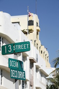 OCEAN DRIVE, QUARTIER ART DECO MIAMI BEACH, MIAMI, FLORIDE, FLORIDA, ETATS-UNIS, USA 