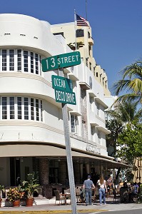 OCEAN DRIVE, QUARTIER ART DECO MIAMI BEACH, MIAMI, FLORIDE, FLORIDA, ETATS-UNIS, USA 
