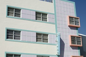 FACADE ART DECO, OCEAN DRIVE, QUARTIER ART DECO MIAMI BEACH, MIAMI, FLORIDE, FLORIDA, ETATS-UNIS, USA 