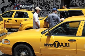 STATION DE TAXIS NEW-YORKAIS, MEATPACKING DISTRICT, MANHATTAN, NEW YORK CITY, ETAT DE NEW YORK, ETATS-UNIS 