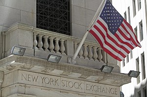 NEW YORK STOCK EXCHANGE, LA BOURSE DE WALL STREET, DOWNTOWN, MANHATTAN, NEW YORK CITY, ETAT DE NEW YORK, ETATS-UNIS 