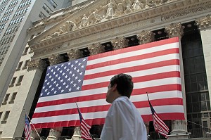 NEW YORK STOCK EXCHANGE, LA BOURSE DE WALL STREET, DOWNTOWN, MANHATTAN, NEW YORK CITY, ETAT DE NEW YORK, ETATS-UNIS 