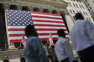 NEW YORK STOCK EXCHANGE, LA BOURSE DE WALL STREET, DOWNTOWN, MANHATTAN, NEW YORK CITY, ETAT DE NEW YORK, ETATS-UNIS 