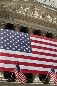 NEW YORK STOCK EXCHANGE, LA BOURSE DE WALL STREET, DOWNTOWN, MANHATTAN, NEW YORK CITY, ETAT DE NEW YORK, ETATS-UNIS 