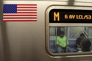 WAGON DU METRO NEW-YORKAIS, NEW YORK CITY, ETAT DE NEW YORK, ETATS-UNIS 
