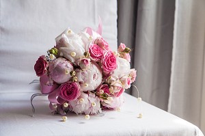 ILLUSTRATION MARIAGE, BOUQUET DE LA MARIEE 