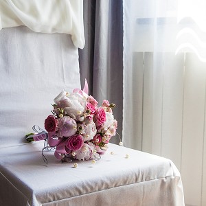 ILLUSTRATION MARIAGE, BOUQUET DE LA MARIEE 