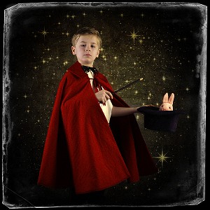 LE MAGICIEN, METIER DE REVE DES ENFANTS, QUAND JE SERAI GRAND, JE SERAI ..., SERIE IMAGE EXPOSITION 
