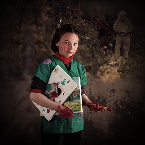 LA PEINTRE, METIER DE REVE DES ENFANTS, QUAND JE SERAI GRAND, JE SERAI..., SERIE IMAGE EXPOSITION 